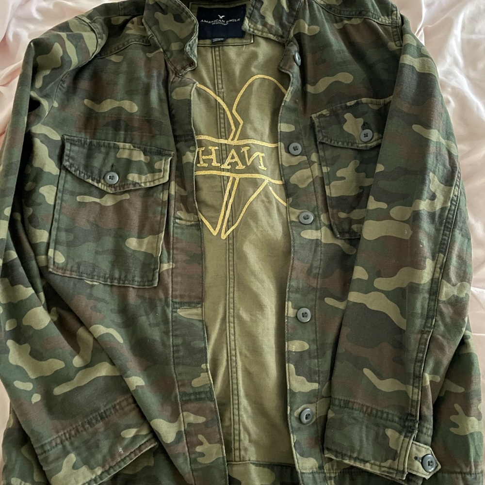 Camo jacket from American eagle.